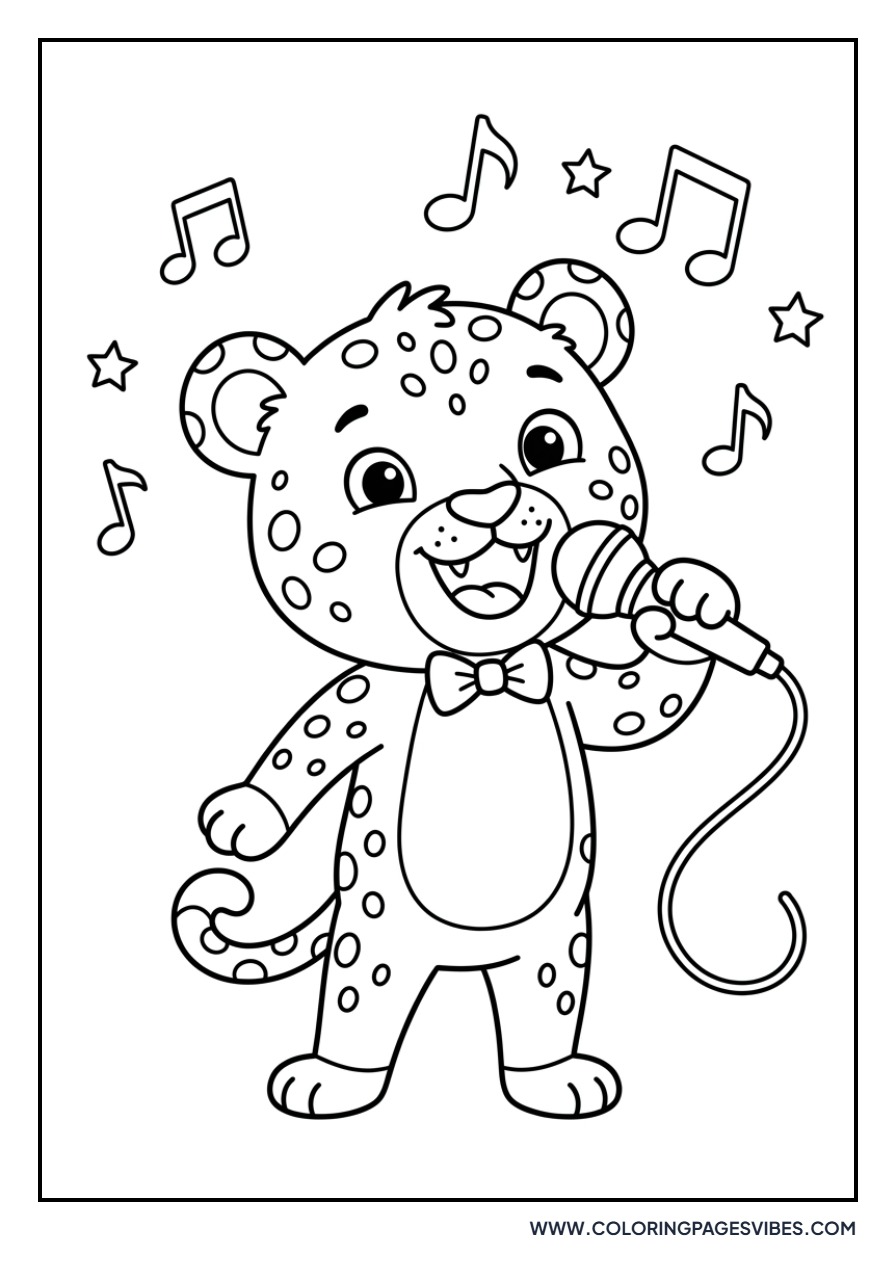 Cheetah Cub Singing