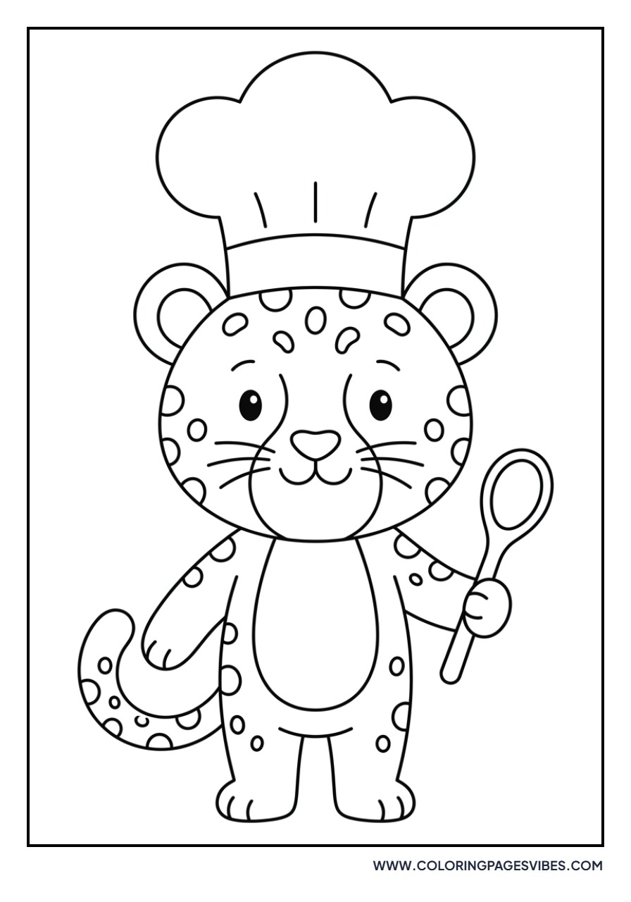 Chef Cheetah Cub