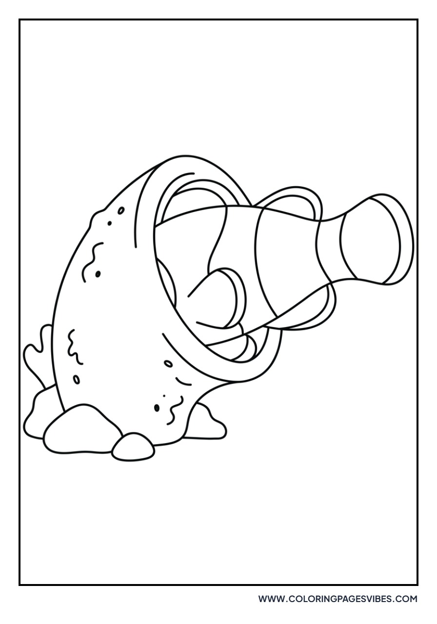 Clownfish and Coral Pipe