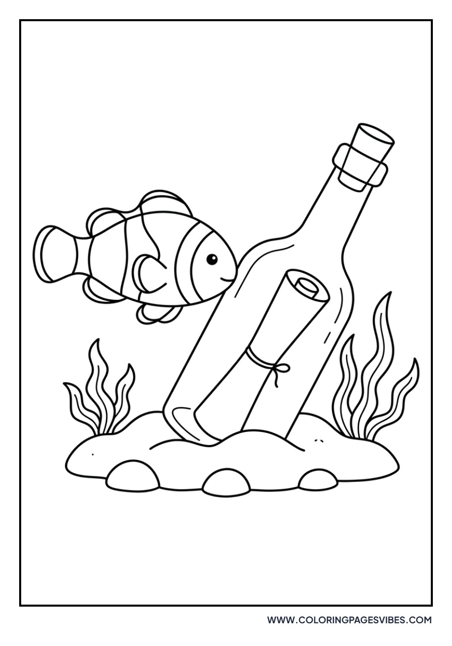 Clownfish and Message in Bottle