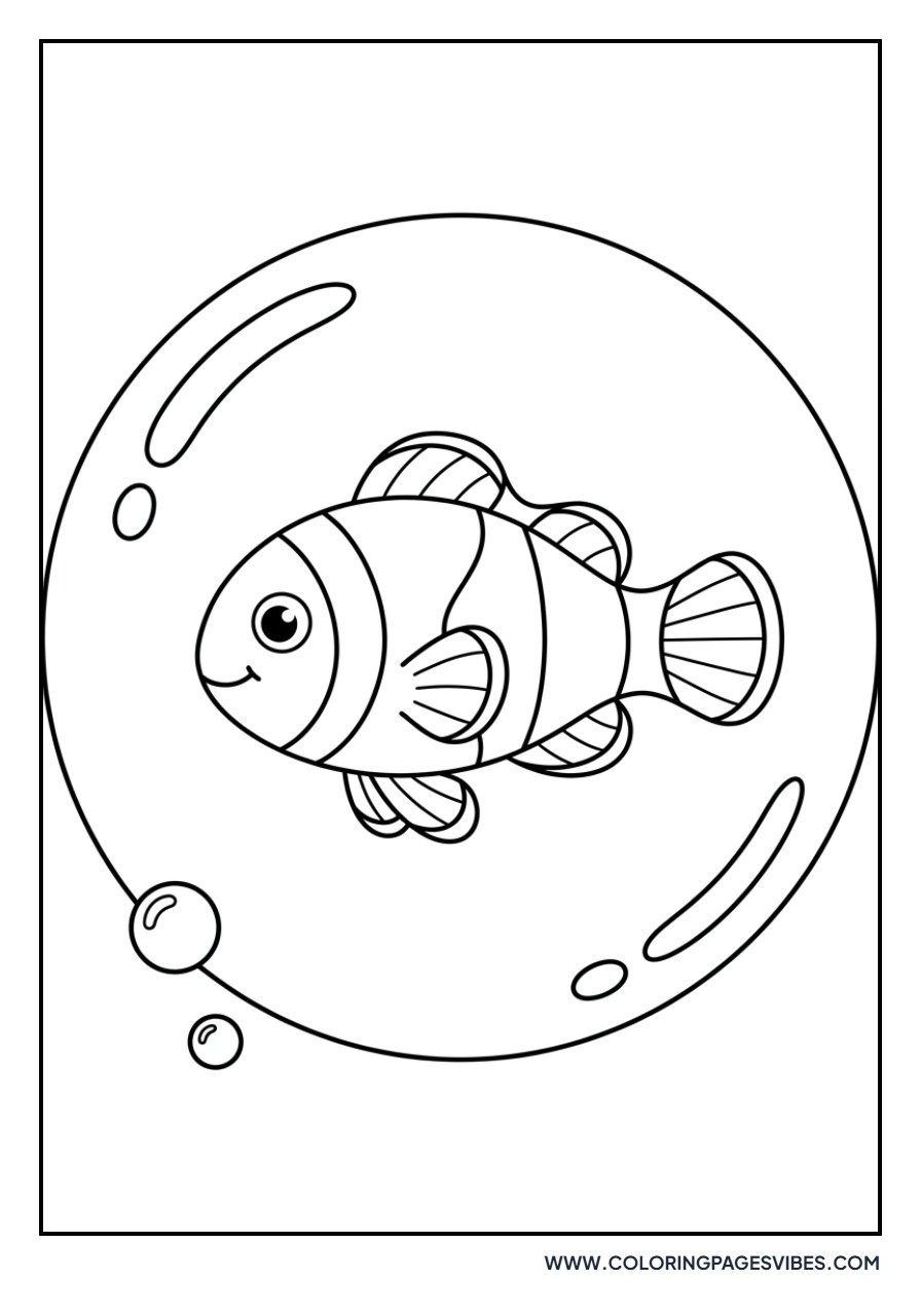 Clownfish in a Bubble