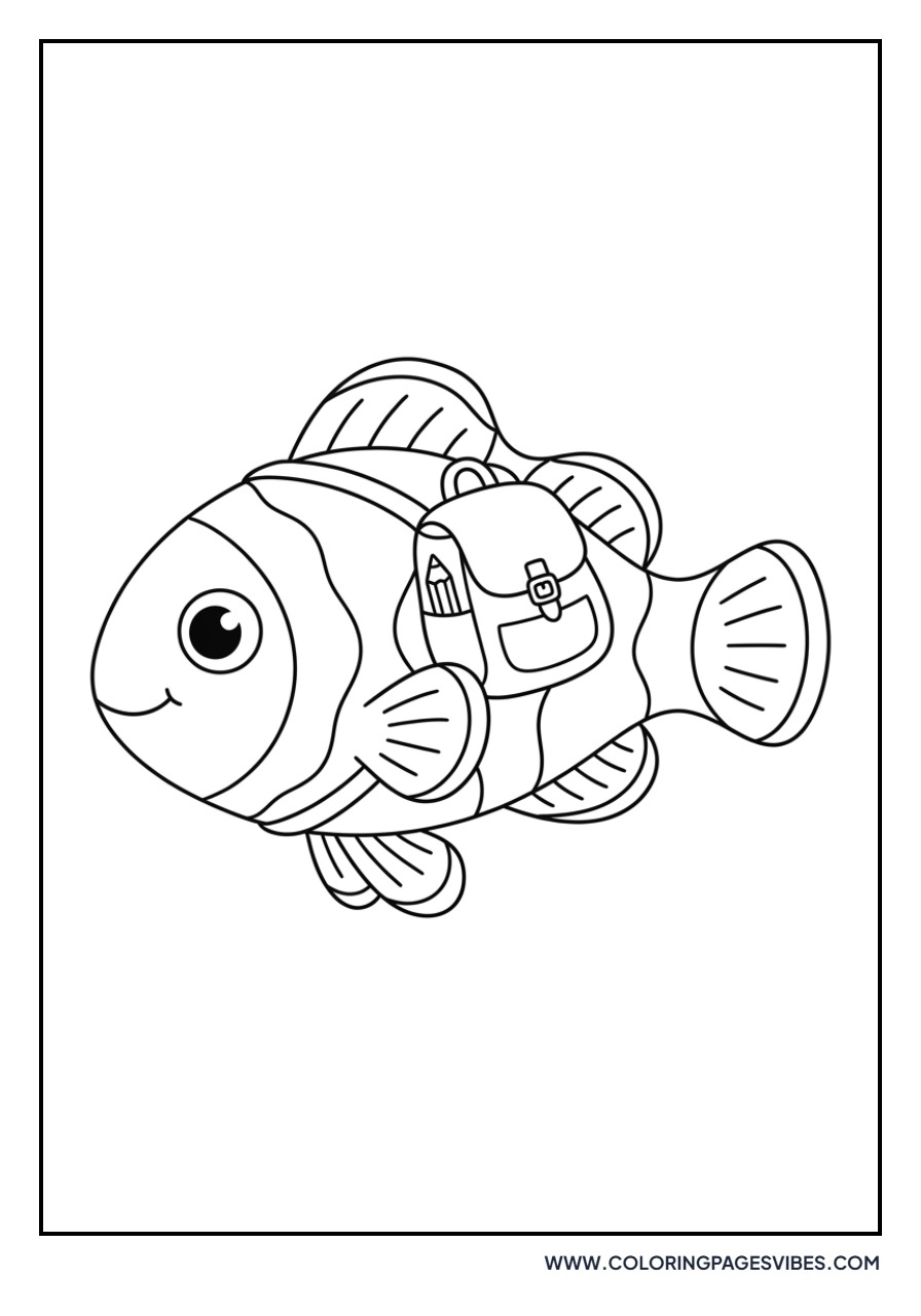 Clownfish with a Backpack