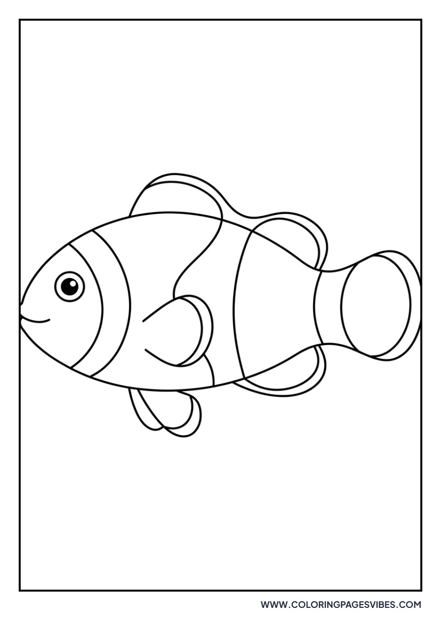 Realistic Clownfish Profile