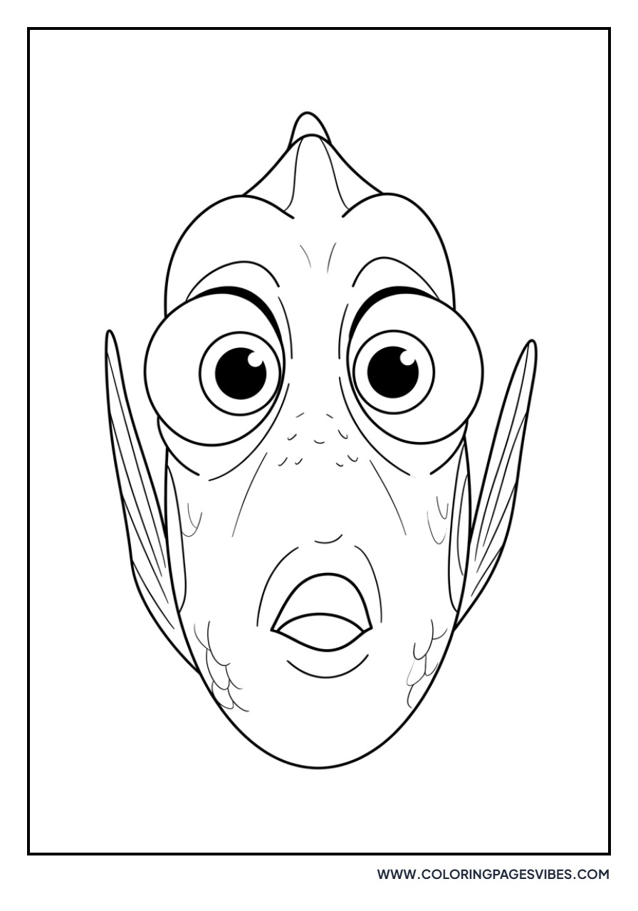 Surprised Clownfish Face