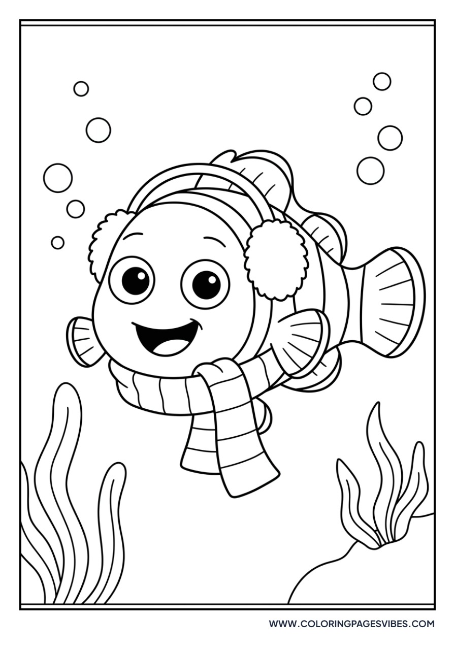 Winter Clownfish with Scarf