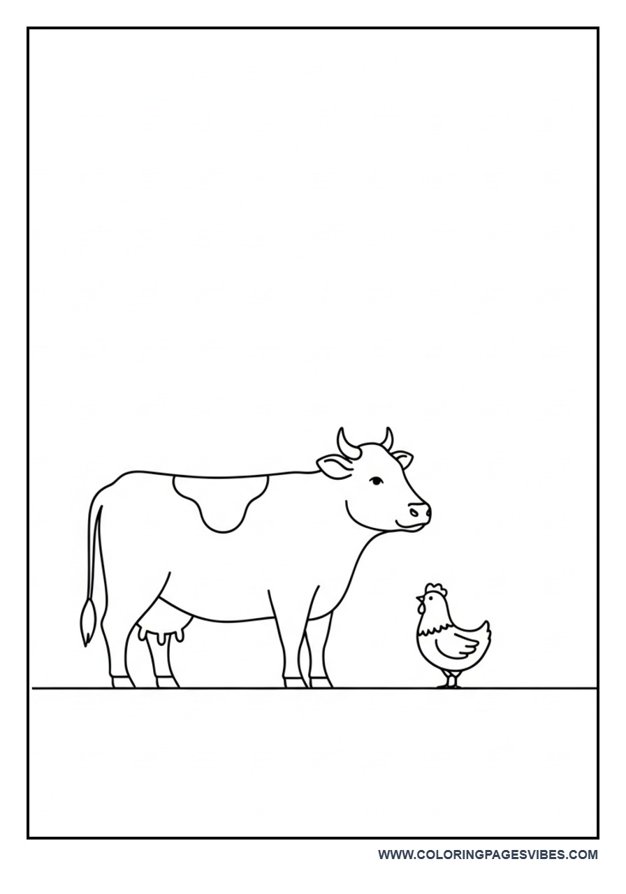 Cow and Chicken Together