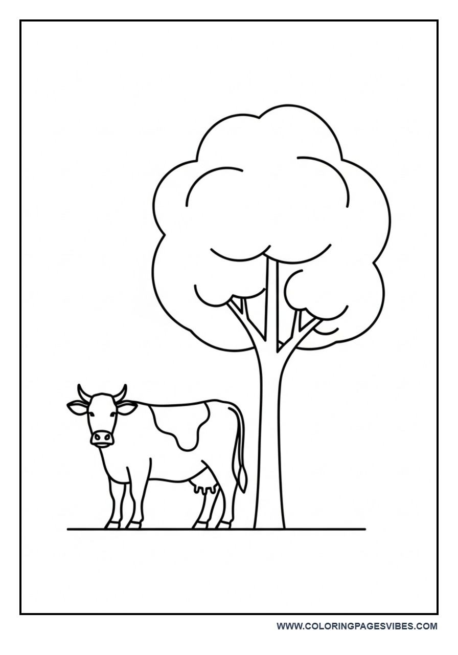 Cow and Tree