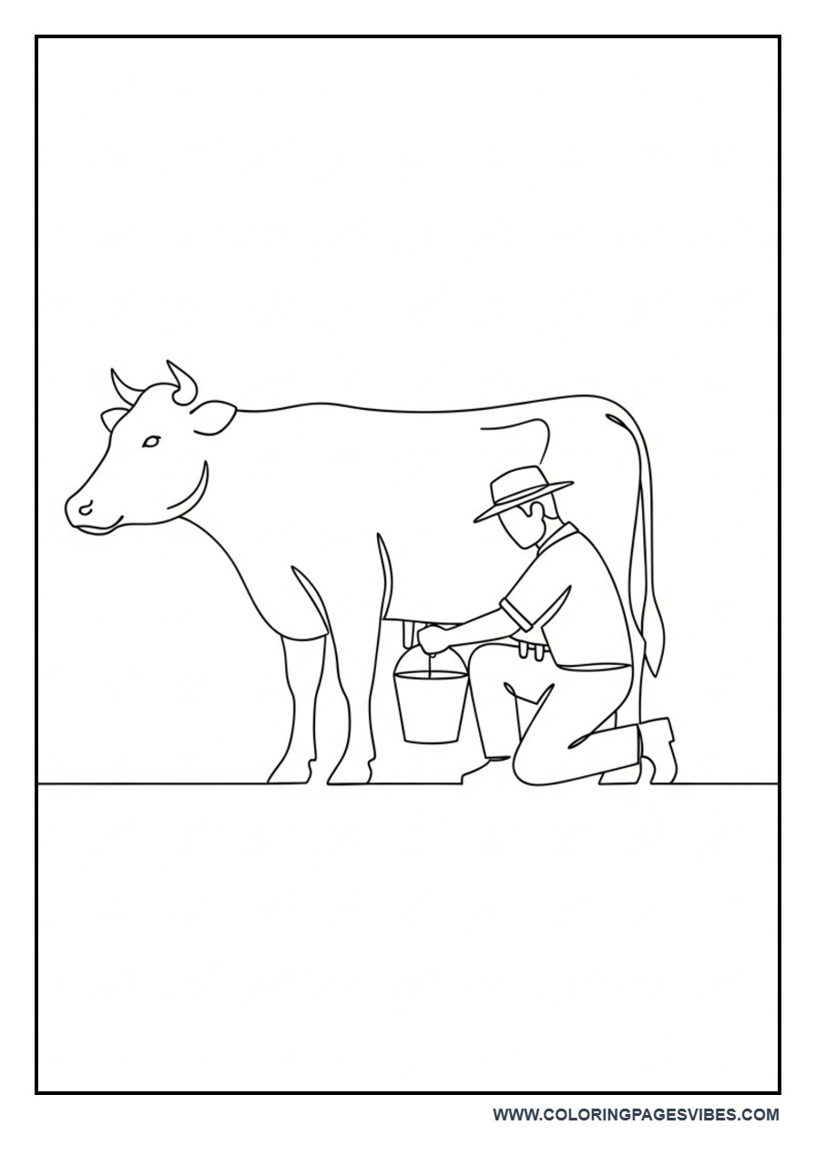 Cow Being Milked