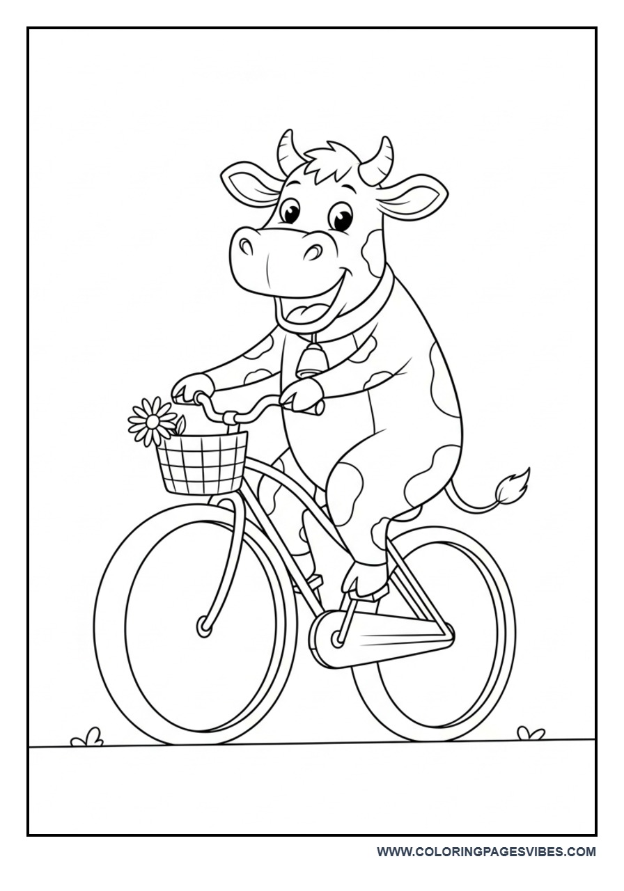 Cow Riding Bicycle