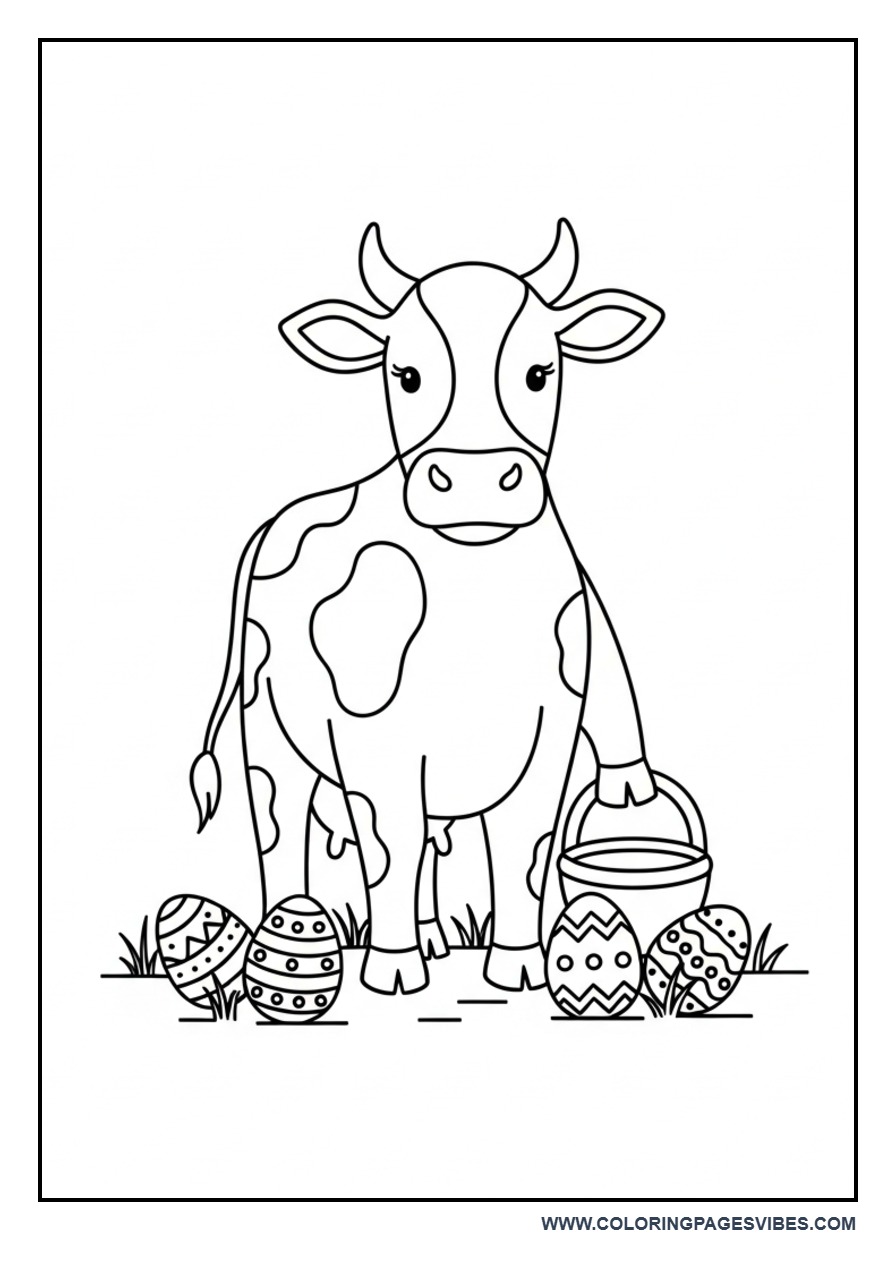 Easter Cow
