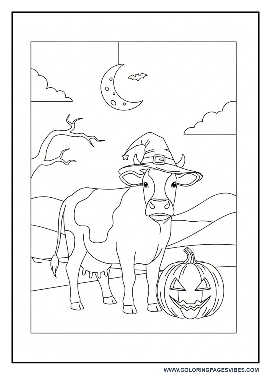 Halloween Cow
