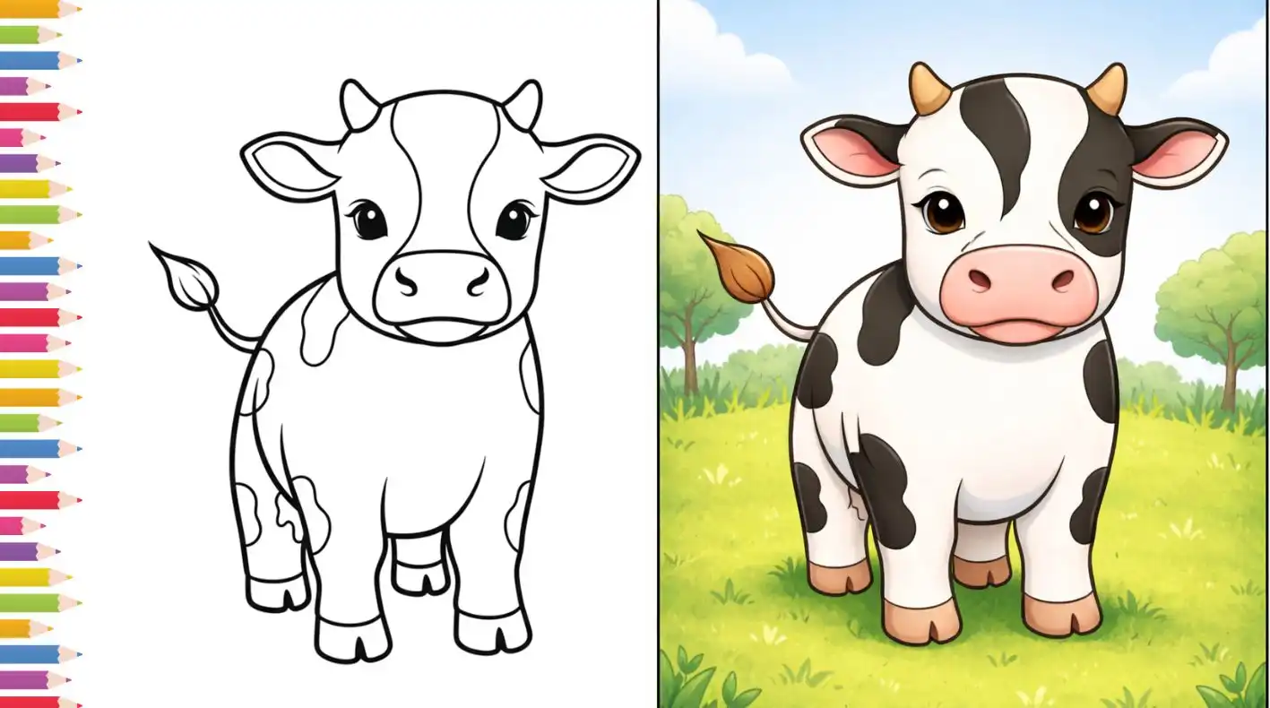 85+ Adorable Cow Coloring Sheets You Can Print Instantly (Free PDF)