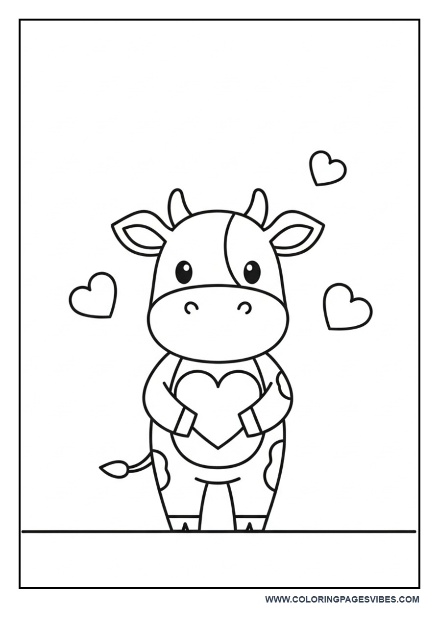 Valentine Cow