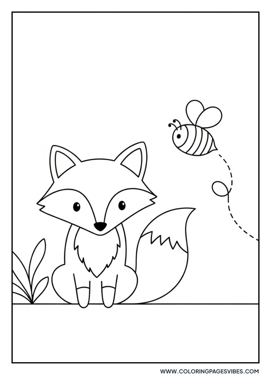 Fox and Bee Friend