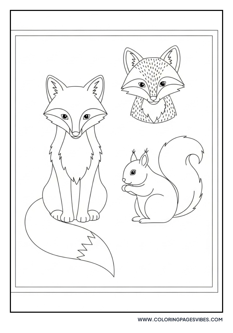Fox and Squirrel Friend
