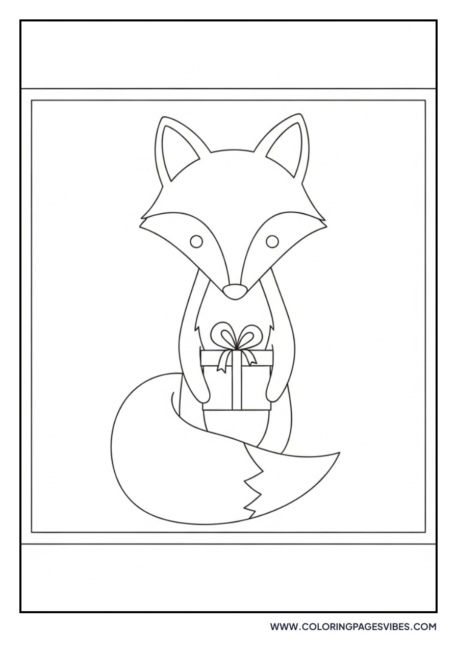Fox Carrying a Gift