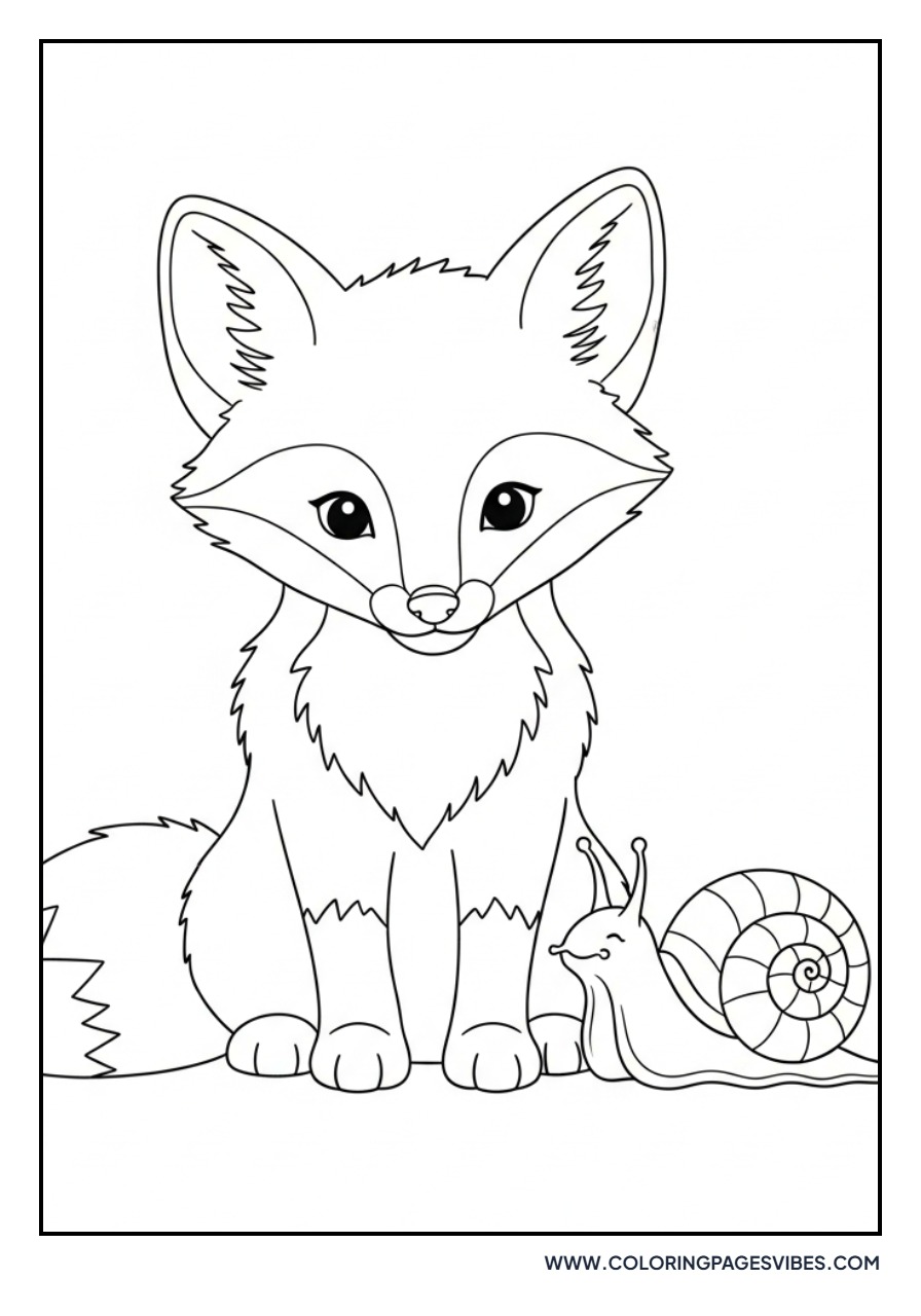 Fox Cub and Snail
