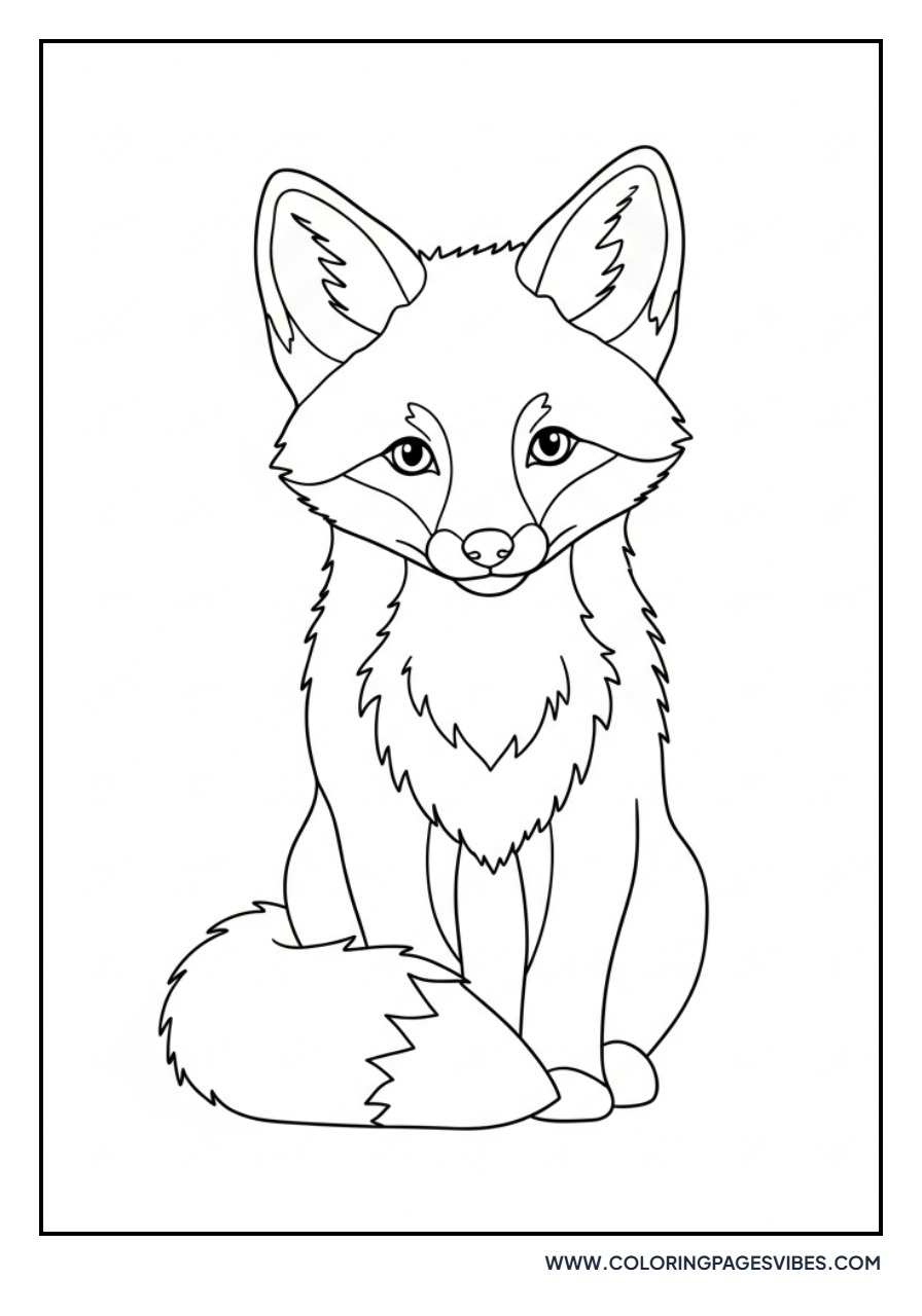 Fox Cub with Acorn