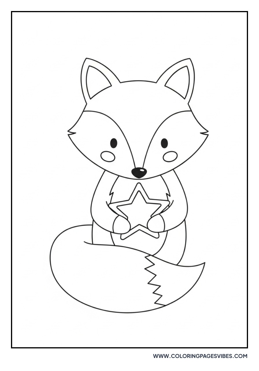 Fox Holding a Star