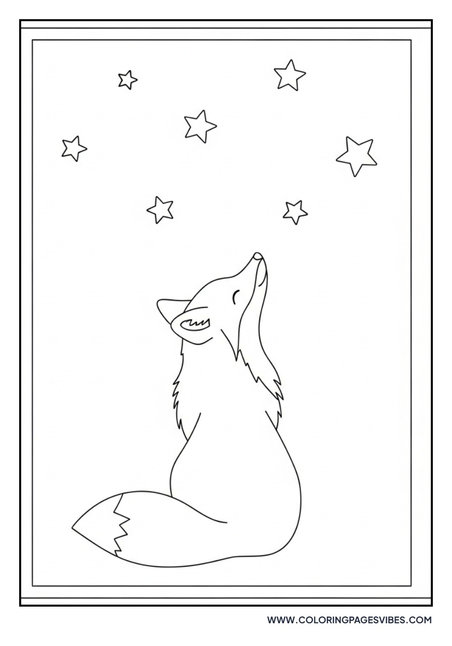 Fox Looking at Stars