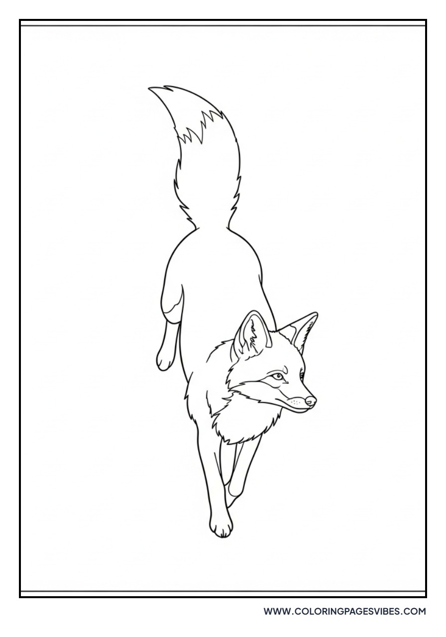 Fox Running Quickly