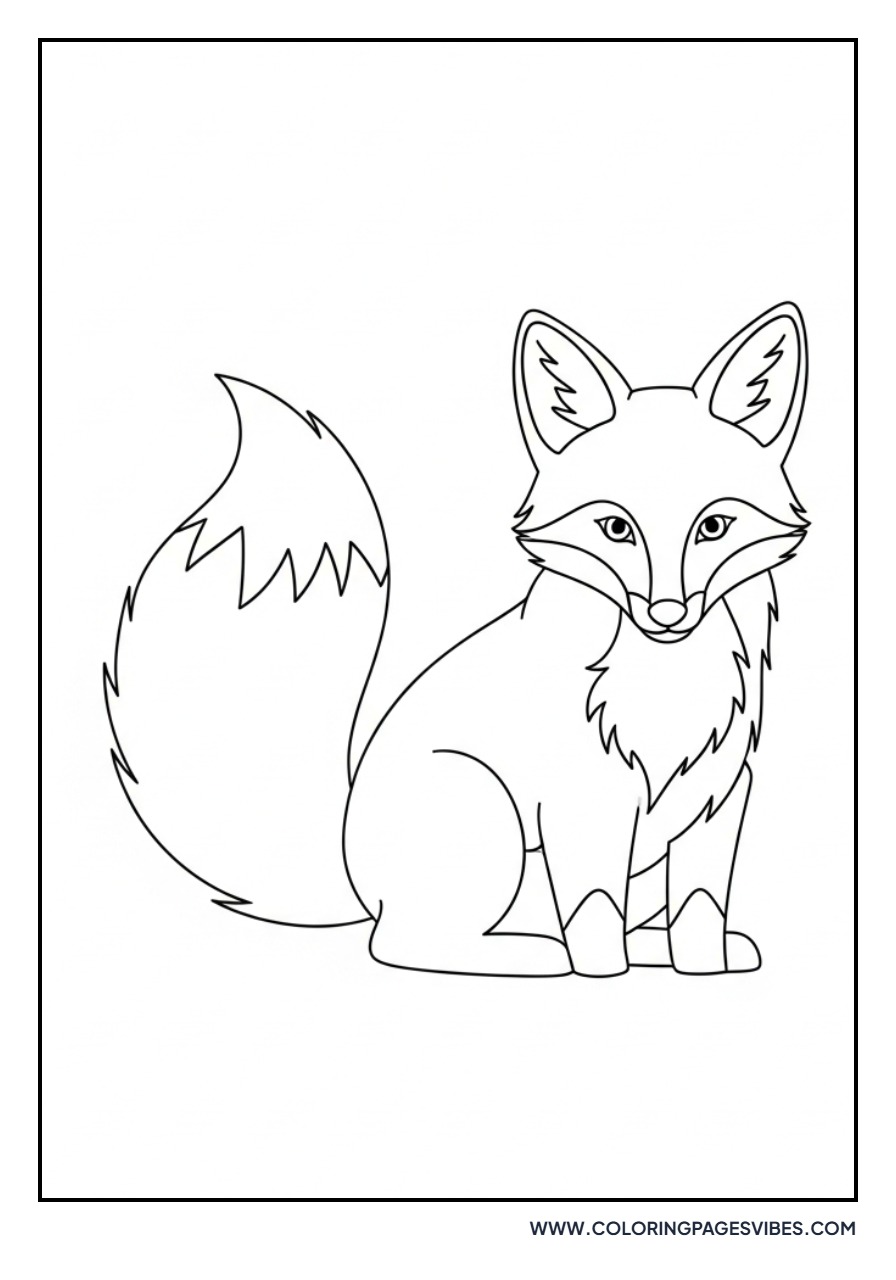Fox Tail Curled Up