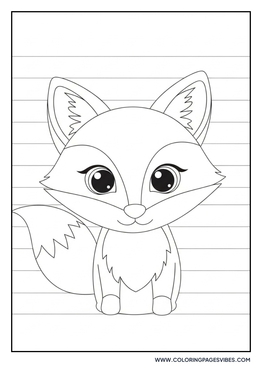 Fox with Big Eyes