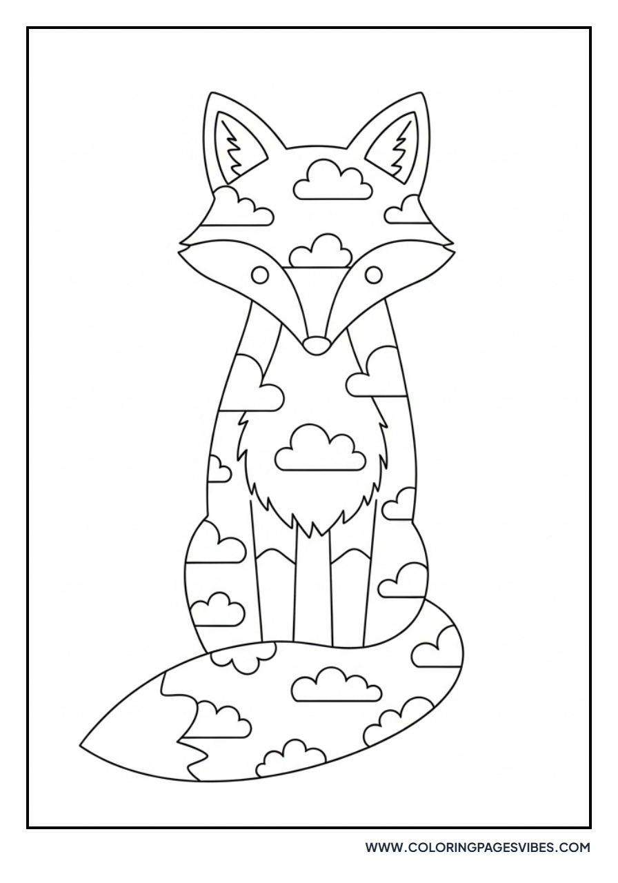 Fox with Little Cloud