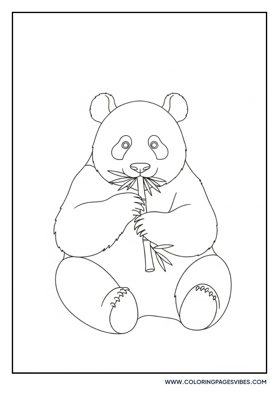 Panda Eating a Snack
