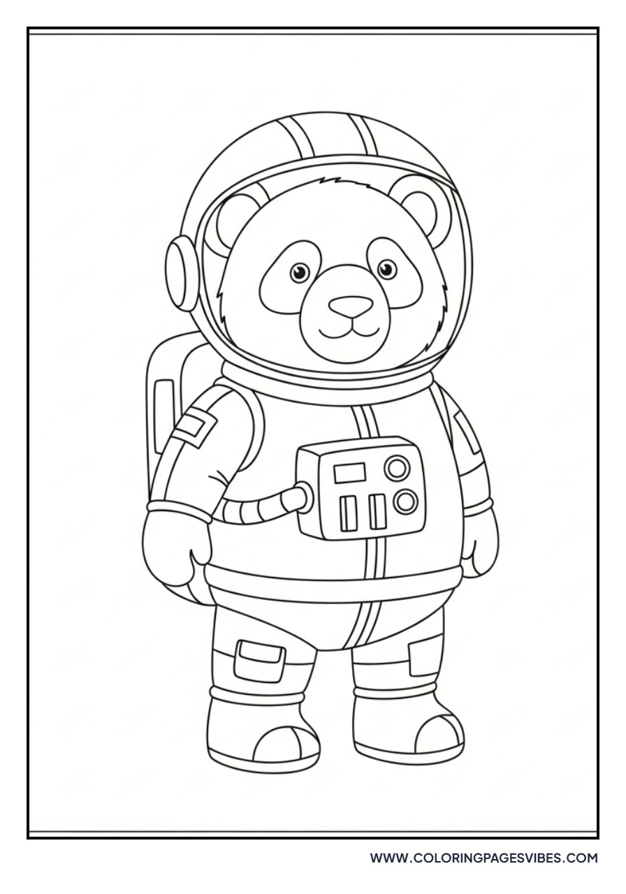 Panda in a Space Suit