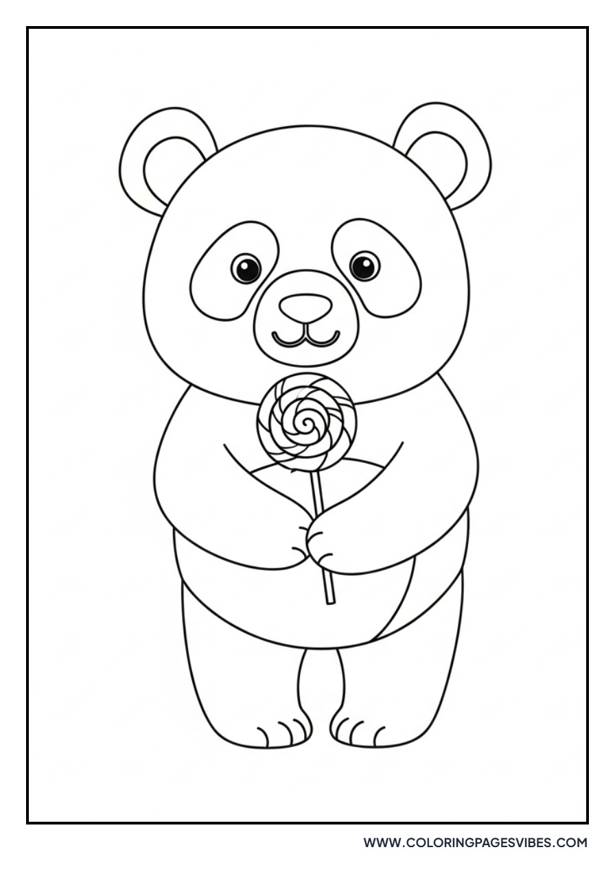 Panda with a Lollipop