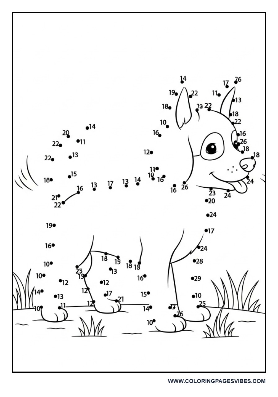 Connect the Dots Dog