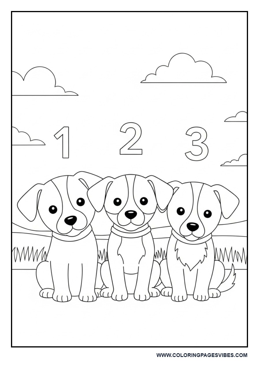 Counting Dogs (3 Dogs Scene)