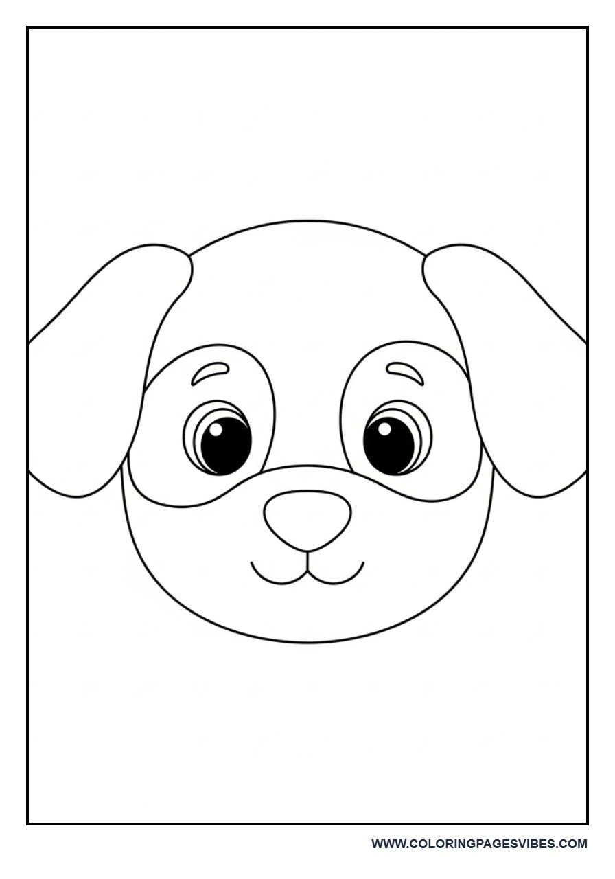 Cute Smiling Puppy Face