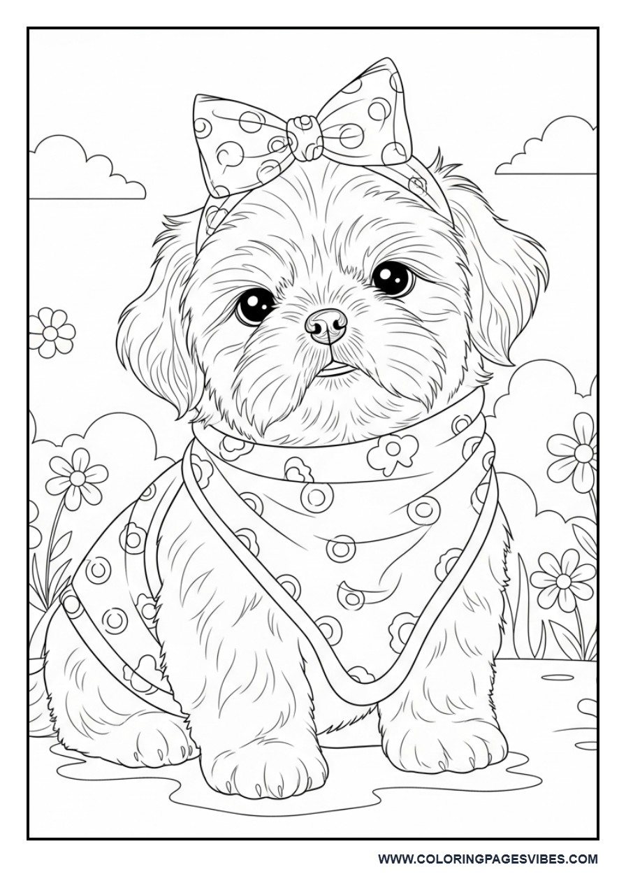 Shih Tzu Puppy Sitting