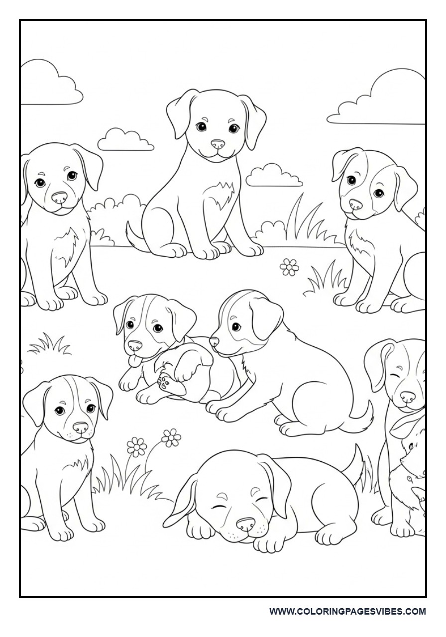 Ultimate Cute Puppy Collection Scene