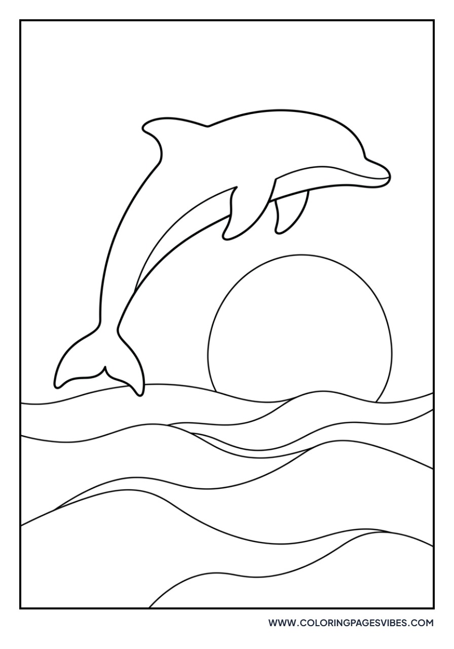 Dolphin and a Sunset