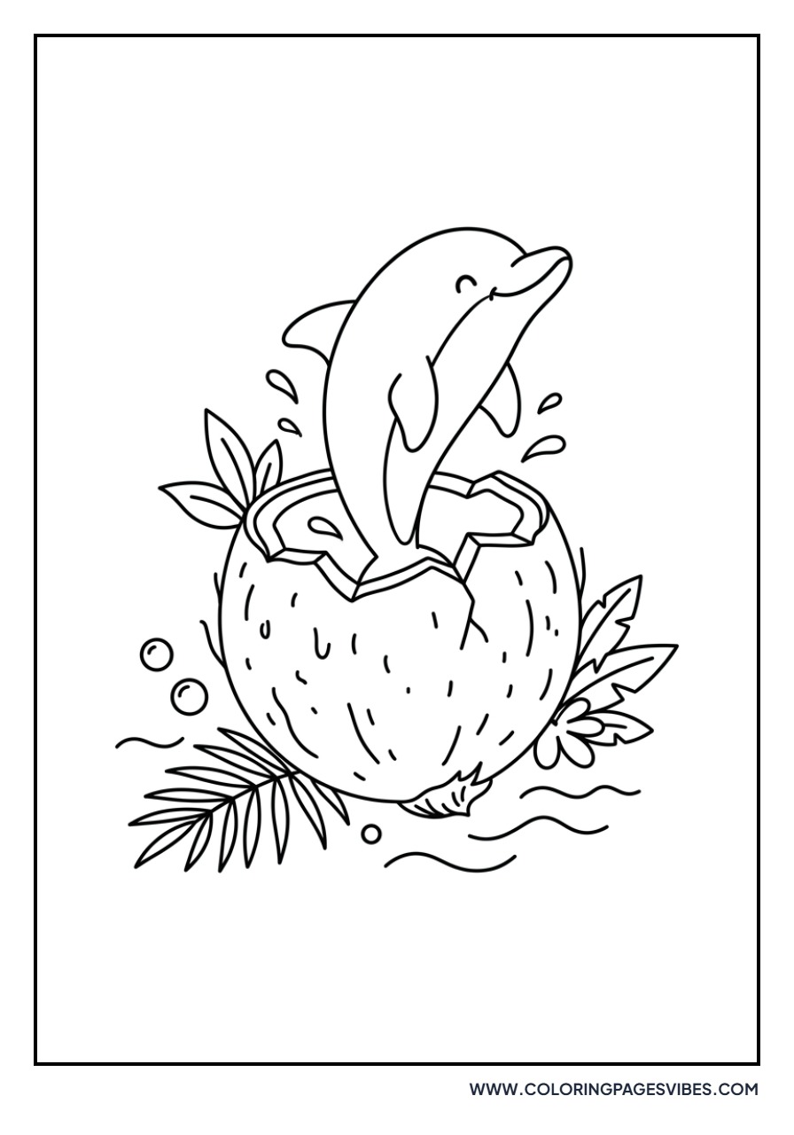 Dolphin in a Coconut