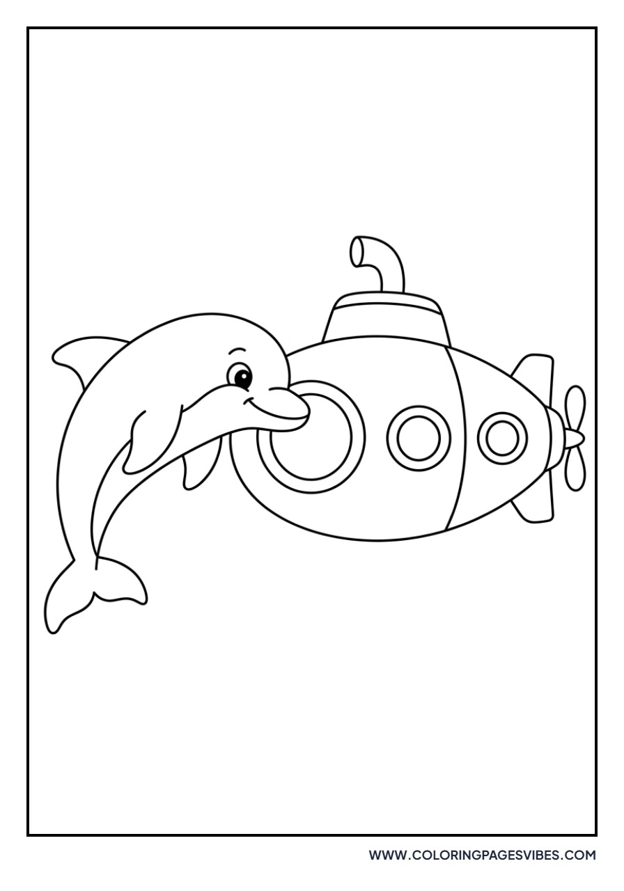Dolphin in a Submarine