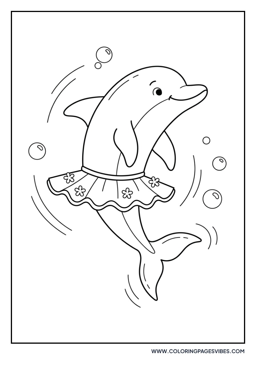 Dolphin Wearing a Tutu
