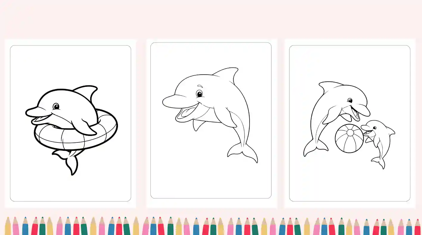 Dolphin Coloring Pages