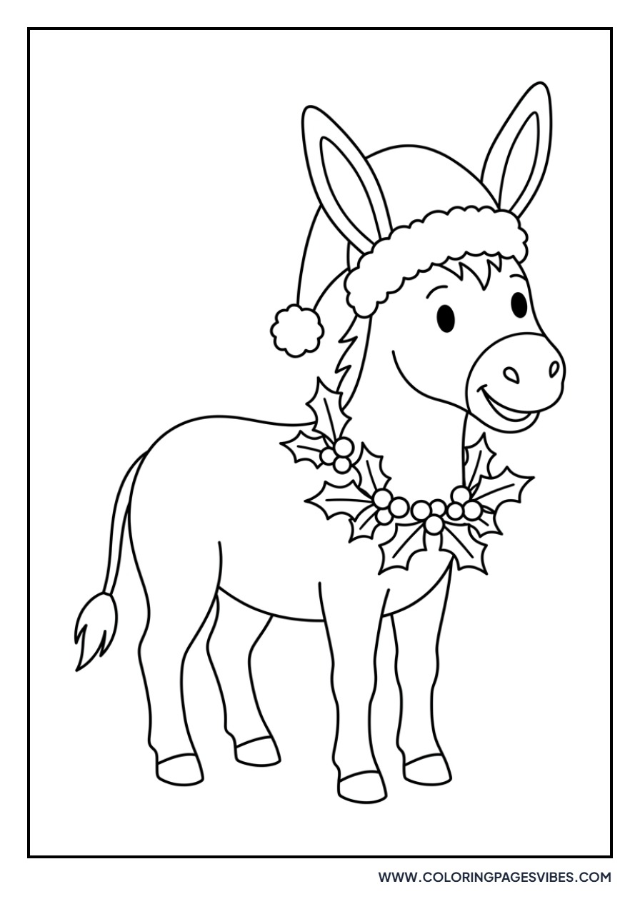 Christmas Donkey