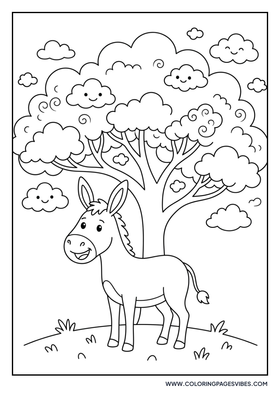 Donkey and Rainbow