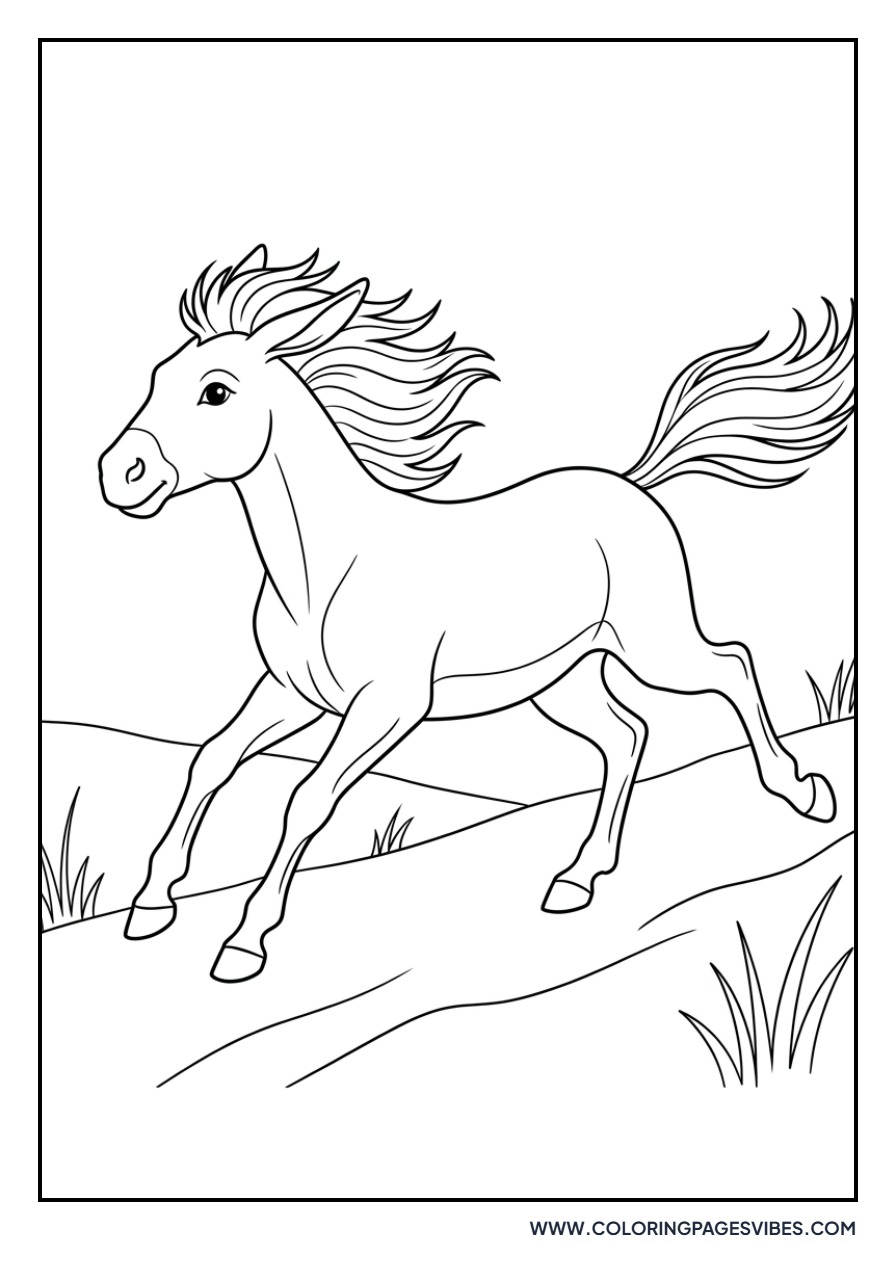 Donkey Running Fast