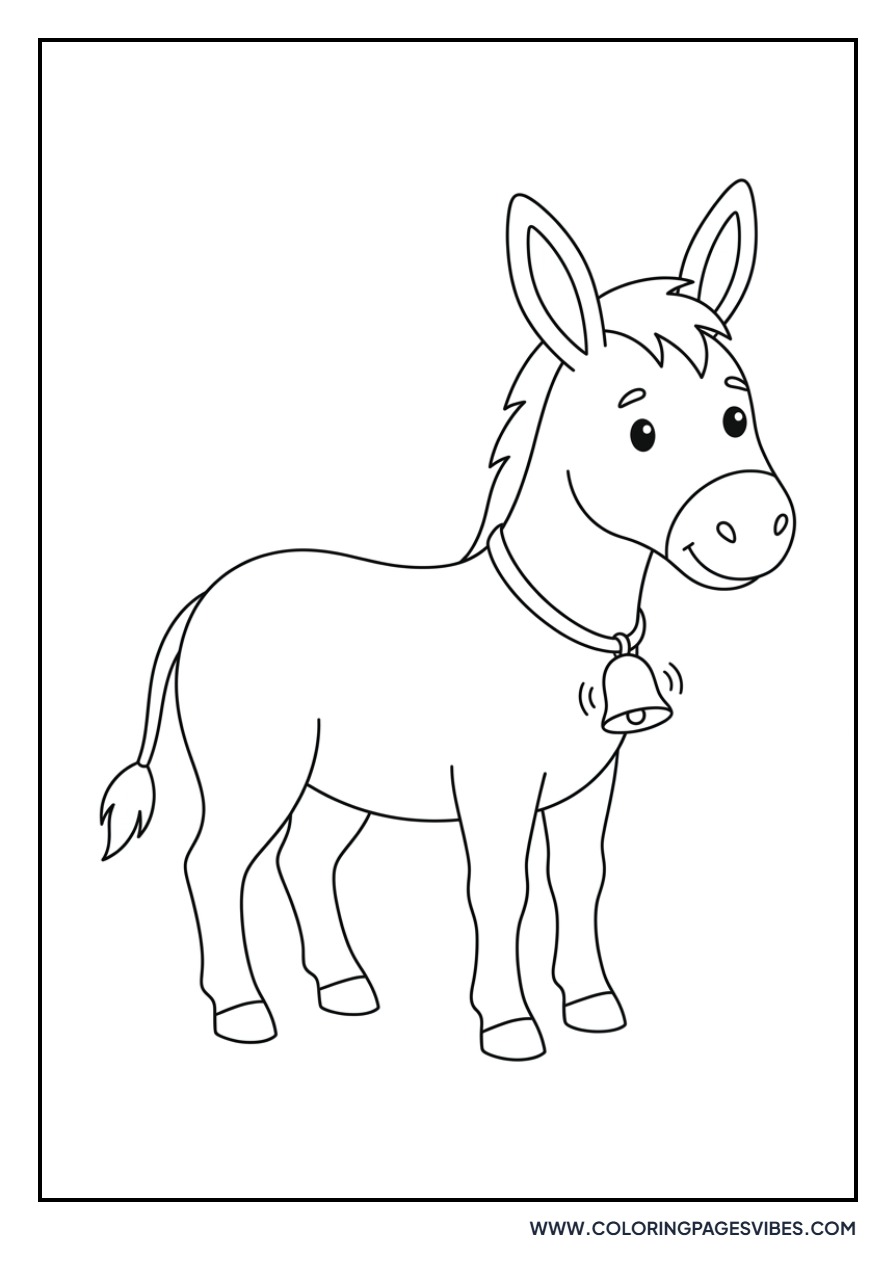 Donkey with a Bell