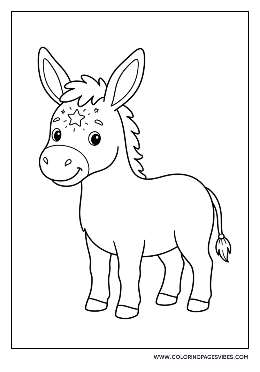 Donkey with a Star
