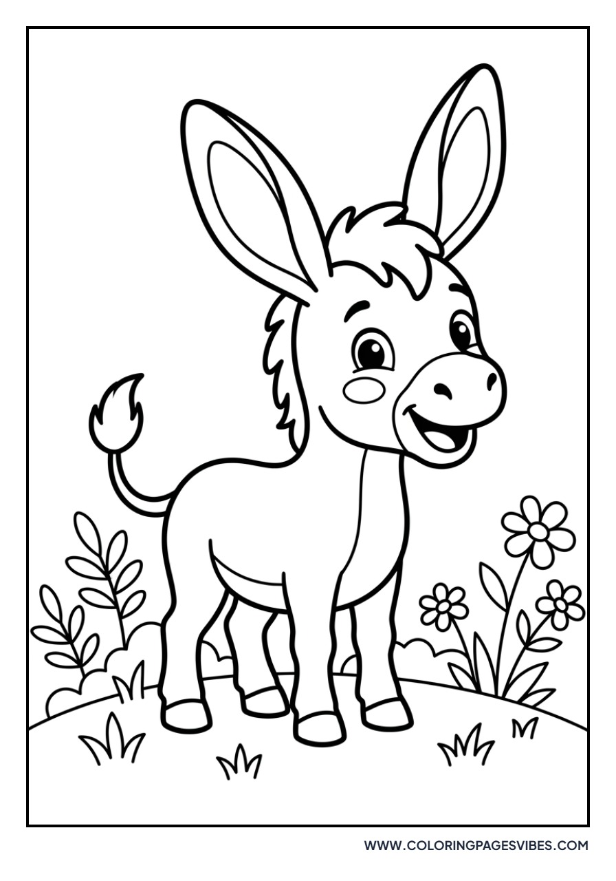 Happy Baby Donkey