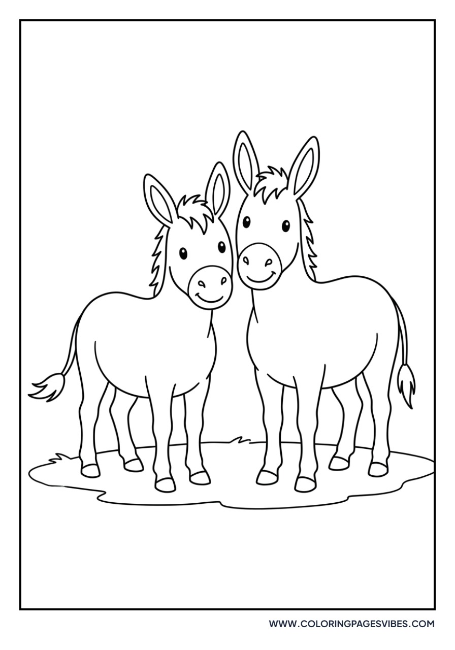 Two Donkey Friends