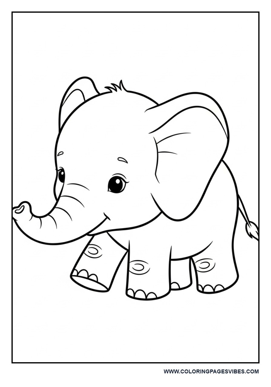 Baby Elephant Walking