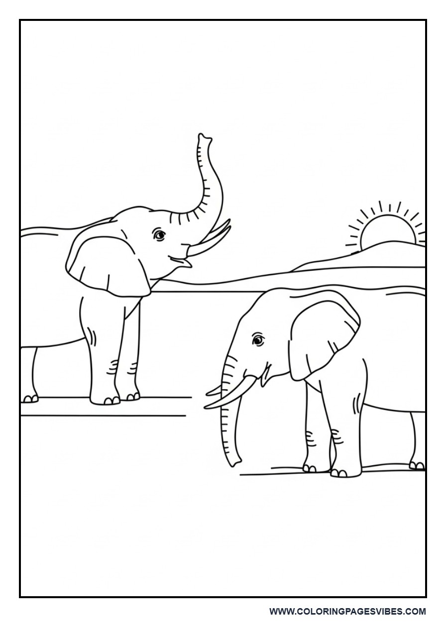 Elephant Direction Learning (Up/Down Trunk)